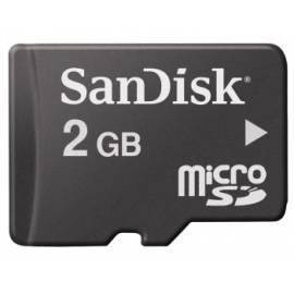 Bedienungshandbuch Speicher Karte SANDI Micro SD 2GB (90950) schwarz