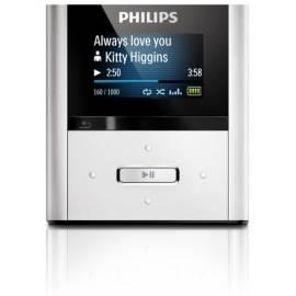 Handbuch für PHILIPS GoGear SA2RGA02SN MP3 Player Silber