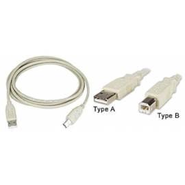Kabel USB-Kabel Verbindung Equip EQUIP A-B 1, 8 m (128210) grau