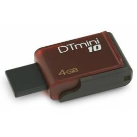 USB-flash-Disk KINGSTON Data Traveler DataTraveler Mini 10 (Farbe) (DTM10 / 4GB) rot