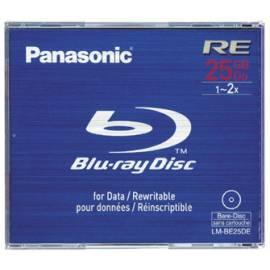 Aufnahme mittlere PANASONIC Blu-Ray-Disk LM-BE25DE