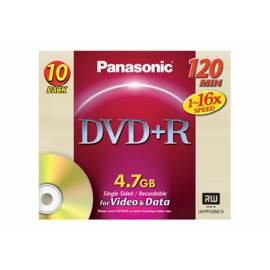 Aufnahme-Medien DVD + R Disc PANASONIC LM-PR12NE10P
