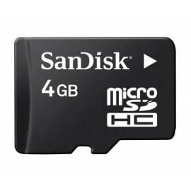 Speicherkarte SANDI Micro SDHC Foto 4GB + Adapter SD (90976) schwarz - Anleitung