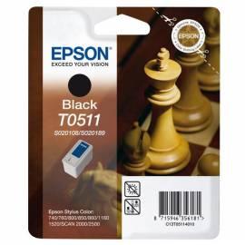 Tinte Nachfüllen EPSON T0511, 24ml (C13T05114010) schwarz