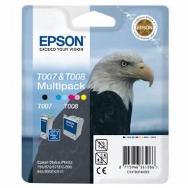 Tinte Nachfüllen EPSON T007, 16 ml (C13T00740310) schwarz/rot/blau/gelb