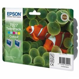 Tinte Nachfüllen EPSON T027, 2 x 46ml (C13T02740310) rot/blau/gelb