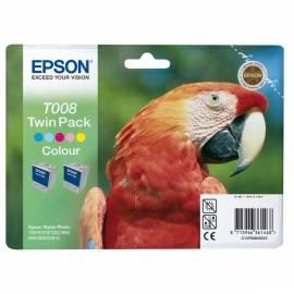 Tinte Nachfüllen EPSON T008, 2 x 46ml (C13T00840310) rot/blau/gelb