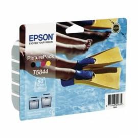 Tinte Nachfüllen EPSON T5844, 50 ml (C13T58444010) schwarz/rot/blau/gelb