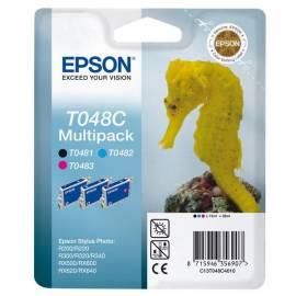 Tinte Nachfüllen EPSON T048C, 3 x 13ml (C13T048C4010) schwarz/rot/blau