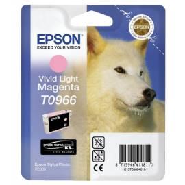 Bedienungsanleitung für Tinte Nachfüllen EPSON T0966, 13ml, AM (C13T09664020) Rosa