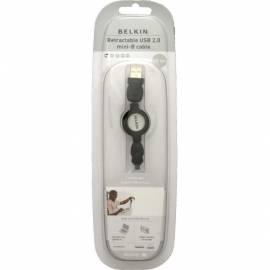 BELKIN USB-Kabel an PC und Mini-B, 0, 8 m (CU1300aed 0,8 MRC) schwarz