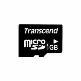 Service Manual Speicher 1 GB TRANSCEND MicroSD Generation (TS1GUSDC)