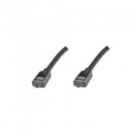 DIGITUS PC Kabel FireWire 4pin-4pol m / grau (DK-115011) schwarz/grau Gebrauchsanweisung