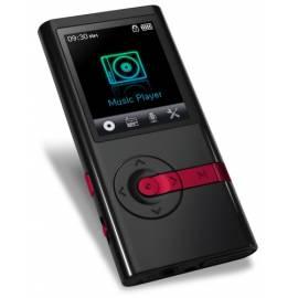 EMGETON U5 MP3-Player 4 GB schwarz-rot