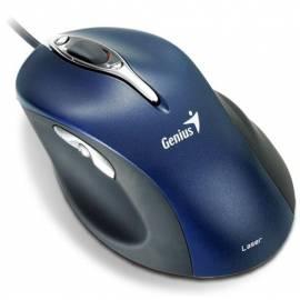 Maus ist Genius Ergo 525 (GAMING), PS/2 + USB, blau, 2000 dpi