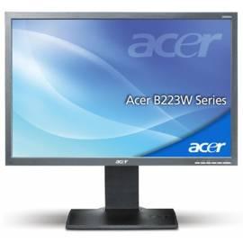 Monitor ACER B223WB (ET.EB3XE.B02) grau