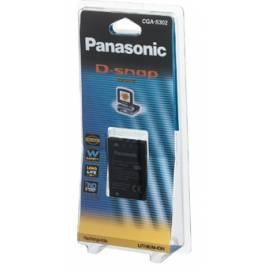 Akku Panasonic CGA-S302E/1 b-3, 6V, Li-Ion, Kapazität von 1.150 mAh, für SV-AV100, AS3