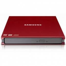DVD-RW SAMSUNG SE-S084C externer slim USB 2, rot