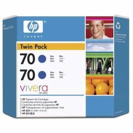 Refill HP 70 130 ml Tinte, 2 *, 2 pack (CB349A) blau