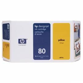 Tintenpatrone HP 80, 175ml (C4873A) gelb