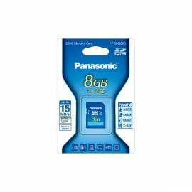 Service Manual PANASONIC RP-Speicherkarte SDN08GE1A, 8 GB