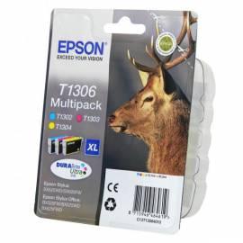 Refill Tinte EPSON T1306, 3x10ml (C13T13064010) schwarz/rot/blau/gelb