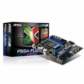 MSI P55A FUZION Motherboard (4xDR3, SATA3, USB3, DrMOS OC Genie)