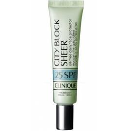 Datasheet Kosmetika CLINIQUE City Block Sheer 25 SPF Öl kostenlose tägliche Gesicht 40ml