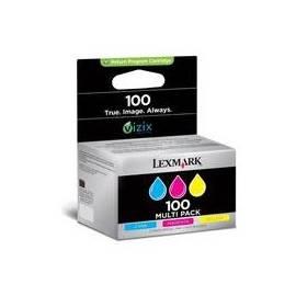 Tinte LEXMARK 3er Packung 100 Farbe (CMY) Return Program (14N0849BR) Gebrauchsanweisung