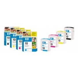 HP 10 Magenta ink Cartridge-Tinte gut. Kassette, C4843AE, magenta Gebrauchsanweisung