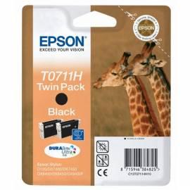 Tinte EPSON T0711, 2 x 11ml, RF (C13T07114H20) schwarz