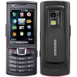 Handy SAMSUNG S7220 Platinum Red schwarz rot Farbe