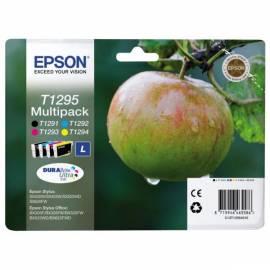 Tinte Nachfüllen EPSON T1295, 32, 2 ml (C13T12954020) schwarz/rot/blau/gelb