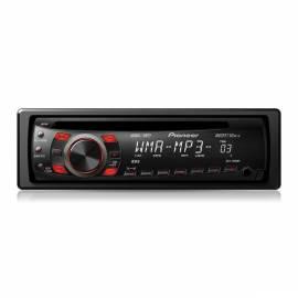Autoradio mit einer PIONEER DEH-1300MP-CD, CD/MP3-schwarz