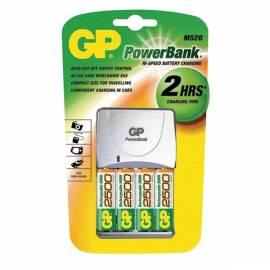 Datasheet Ladegerät GP PowerBank PB520GS + 4 X GP250AAHC Silber