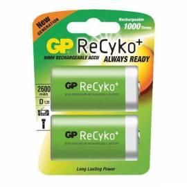 Batterie GP ReCyko + GP260DHB R20 weiß/grün