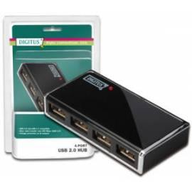 Handbuch für DIGITUS USB Hub USB 2.0 4-Port Hub + Power supply (DA-70225)