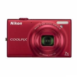 Digitalkamera NIKON Coolpix S6100 rot