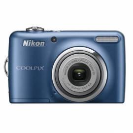 Bedienungsanleitung für Digitalkamera NIKON Coolpix L23 blau