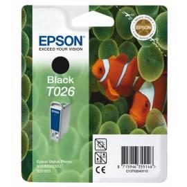 Tinte EPSON T026, 16ml, RF (C13T02640120) schwarz