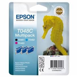 Datasheet Tinte EPSON T048C, 3 x 13ml, RF (C13T048C4020) schwarz/rot/blau