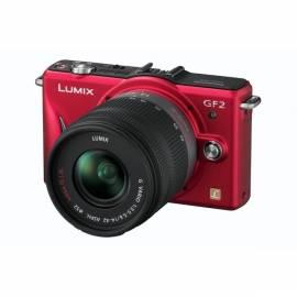 Digitalkamera PANASONIC Lumix DMC-GF2KEG-R (14-42 mm Objektiv) rot