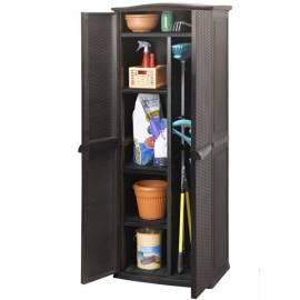 CabinetKETER 17190094 Rattan STORAGE SHED brown