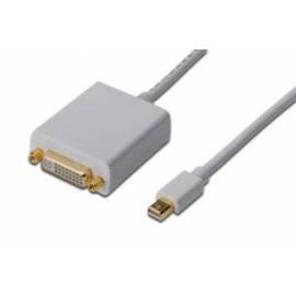 Bedienungshandbuch DisplayPort-Kabel DIGITUS Adapter, Mini DP/M - DVI-D(24+5)/f (AK-340406-001-W)