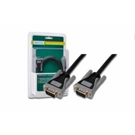 PC-Kabel, geschirmte VGA DIGITUS, schwarz/grau AWG28 (DB-310104-030-D) Gebrauchsanweisung