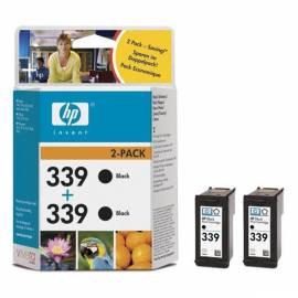 Handbuch für Tintenpatrone HP 339, 2 * 21ml, 1600 (2 x 800) pp., 2er Pack (C9504EE) schwarz