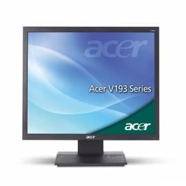 Benutzerhandbuch für Monitor, ACER V193DOb (ET.CV3RE.D28) schwarz