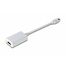 Zubehör DIGITUS DisplayPort Mini DP/M - HDMI Typ A / F (AK-340404-001-W) - Anleitung