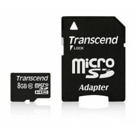 TRANSCEND 8 GB MicroSDHC-CARD-Memory Generation (Class10) die Datengenerierung (TS8GUSDHC10)