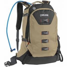Ein Rucksack mit einer Wassertasche CAMELBAK Alpine Explorer Omega rot/khaki